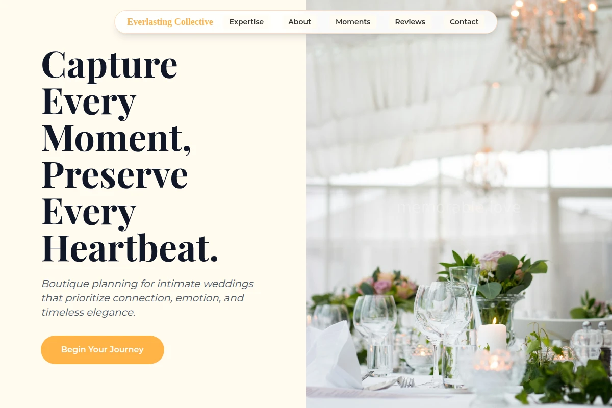 Intimacy Wedding Planner