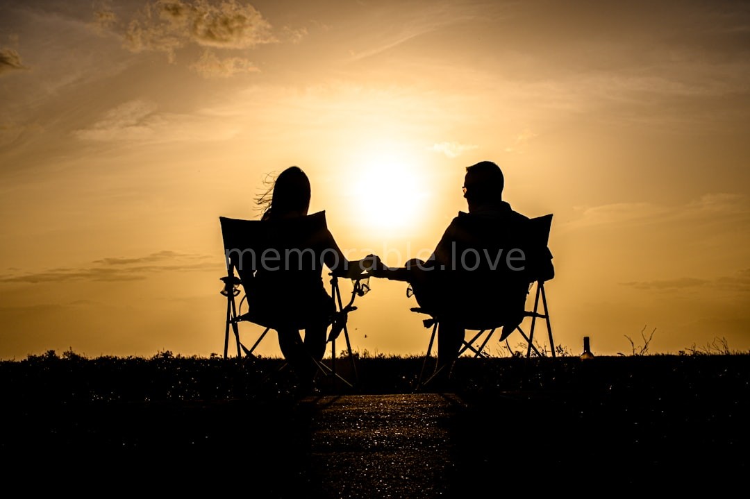Couple holding hands